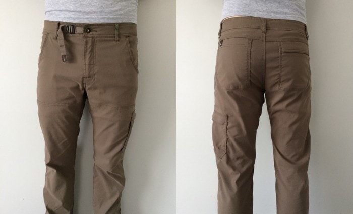 prAna Stretch Sion pants integrerede bælte's integrated belt