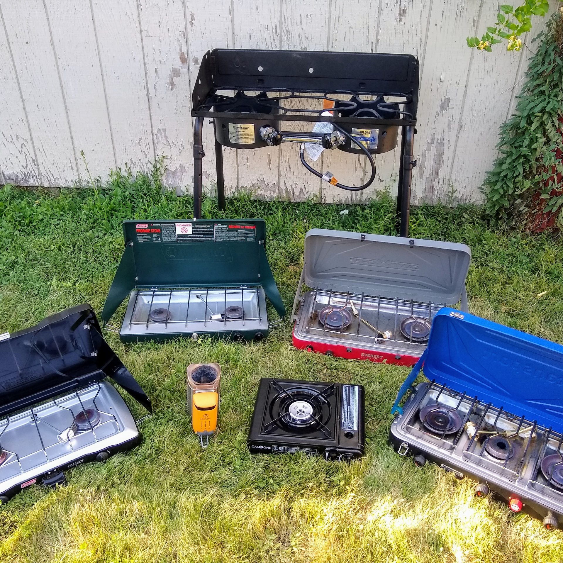 gas stove coleman camp stove stand